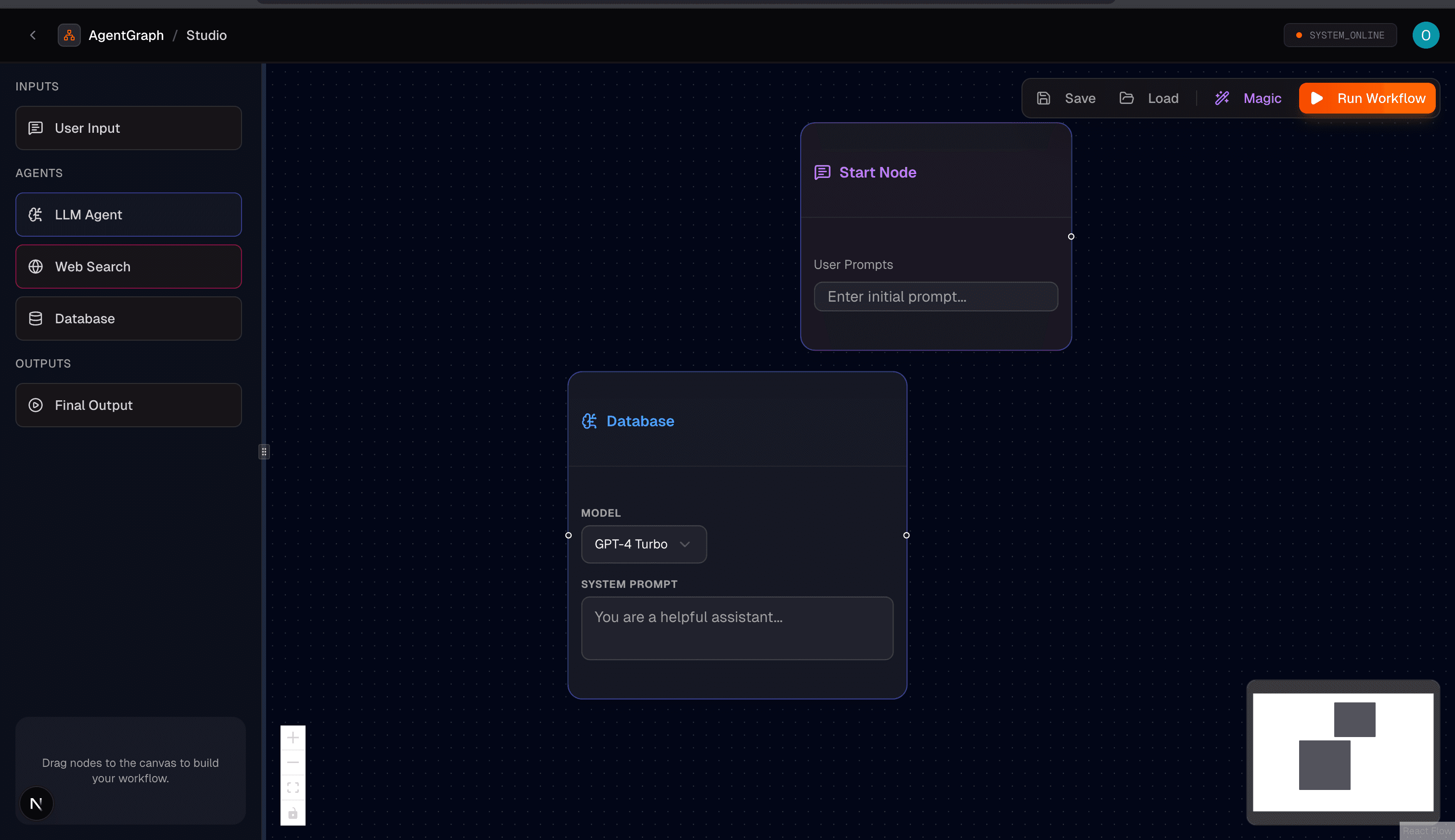 AgentGraph Studio prototype preview