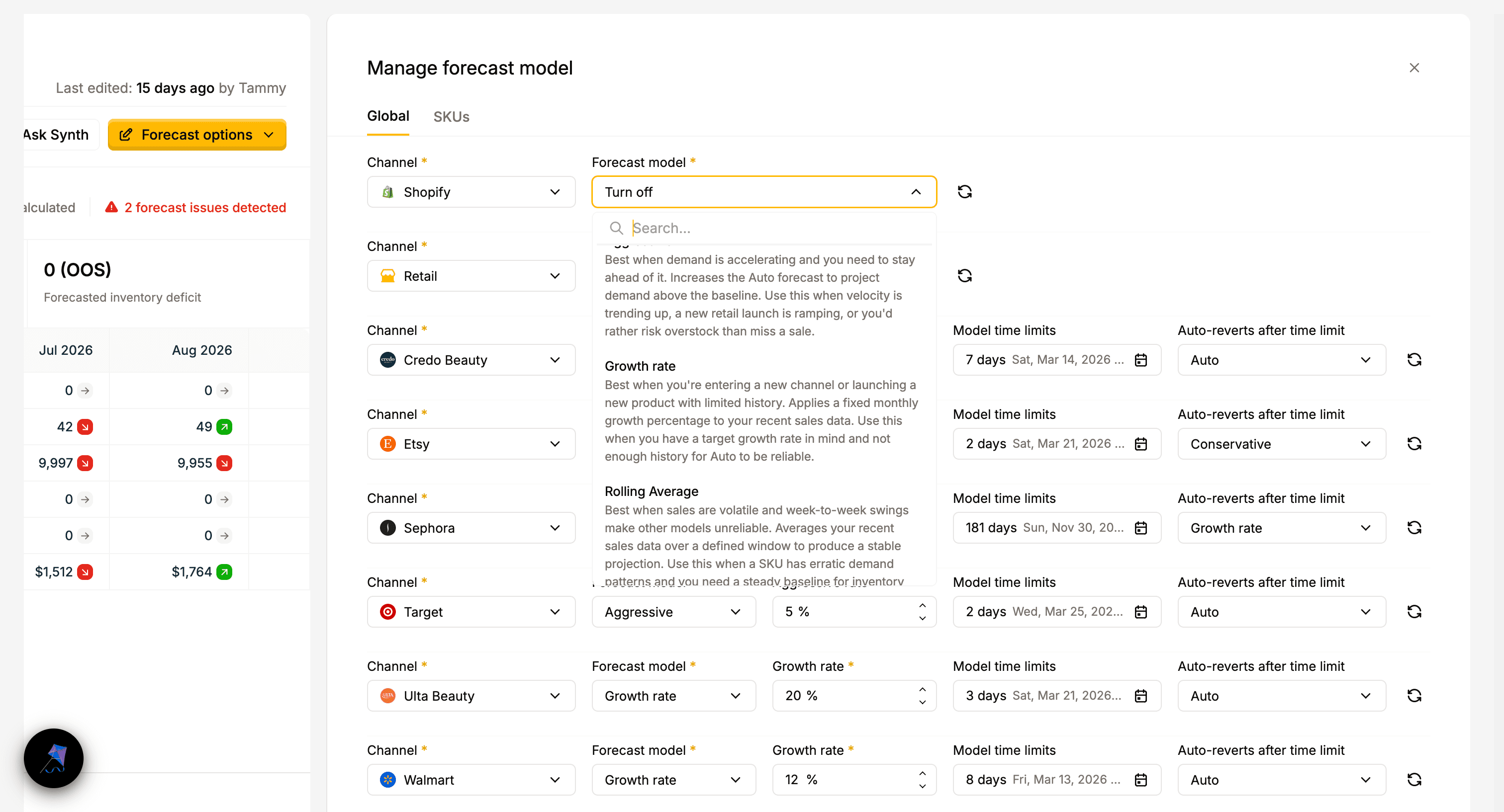 Forecast Mode: making demand forecasting controllable for retail teams. preview
