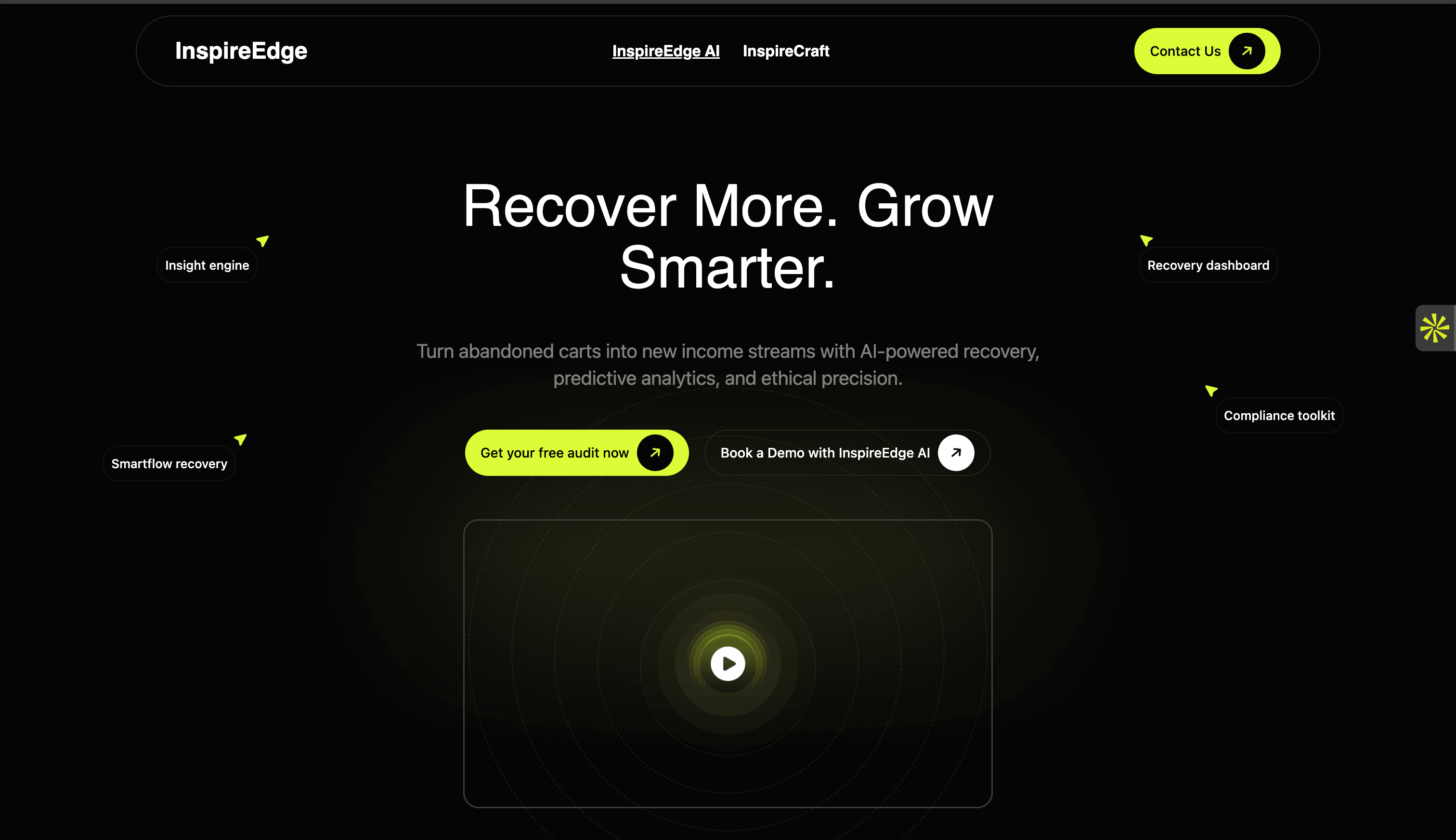 InspireEdge AI prototype preview
